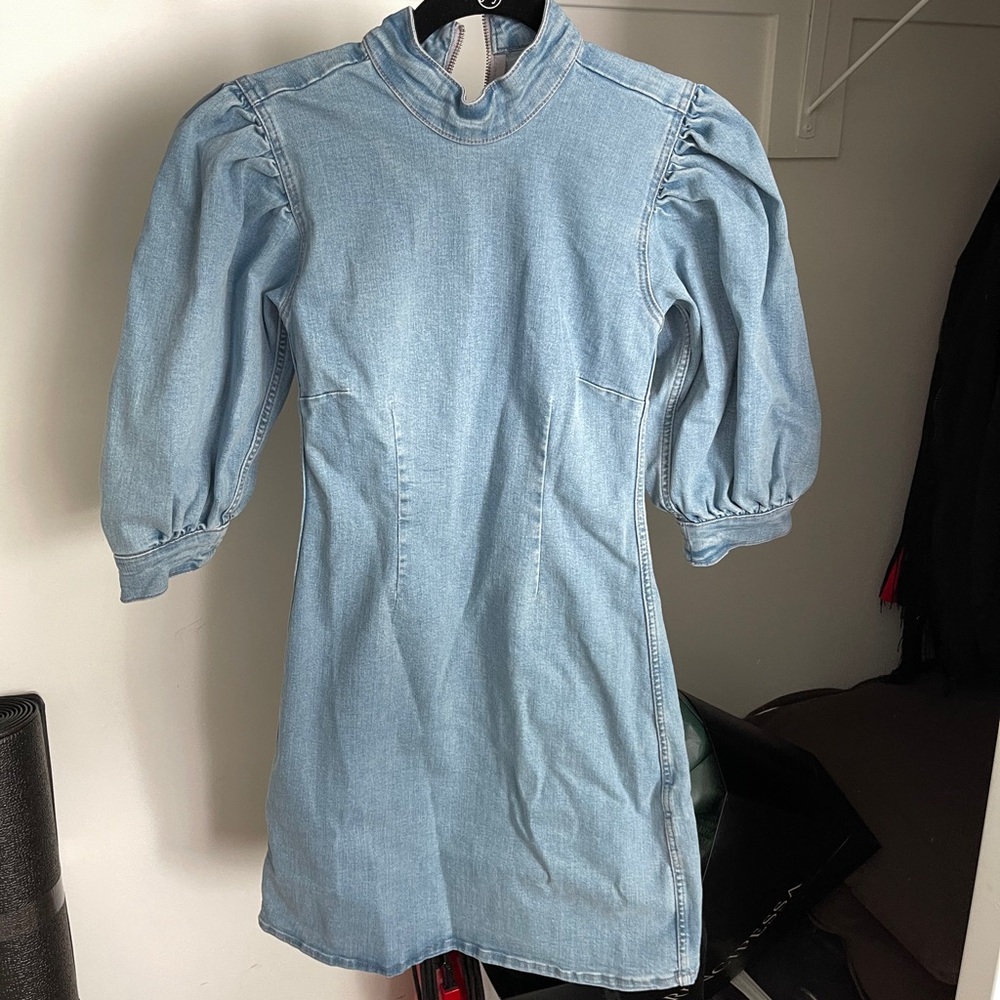 Ganni denim dress